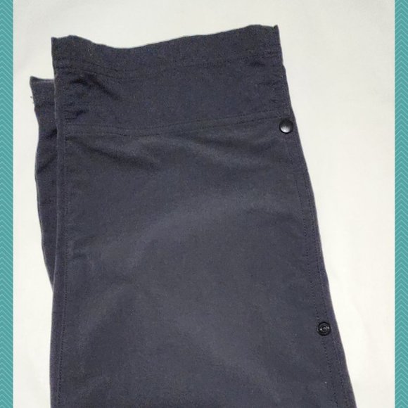 REI Black Mid Rise Roll On Convertible Hiking Pants - Picture 2 of 6